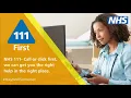 Dr James Gagg explains how to get care quickly this winter by calling NHS 111