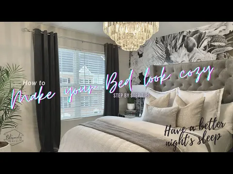 Download MP3 How to Layer your bed|| How to make your bed look \u0026 feel comfortable| HELPFUL TIPS