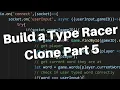Build a Type Racer Clone Part 5 ReactJS Socket io NodeJS ExpressJS Mongoose