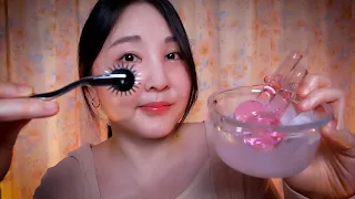 피부 감각 TEST ASMR｜Relaxing Facial Sensation Tests