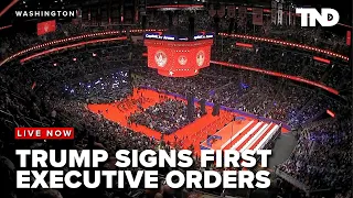 TRUMP INAUGURATION: Trump signs executive orders in place of traditional Presidential Parade