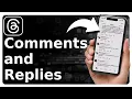 How To See Comments And Replies On Threads