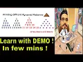 How to frame number pyramid in java Java programming tutorial for beginners