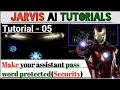 Jarvis tutorial 05 Make your own voice assistant Python programming