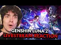 Download Lagu GENSHINS CRAZIEST UPDATE!? Luna 2 LIVESTREAM REACTION | Genshin Impact