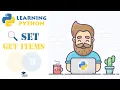 How to Get Items from a Set in Python Method Pop - Python Tutorial for Beginners