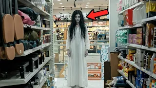 KUNTILANAK DI MINIMARKET ! 7 PENAMPAKAN HANTU KUNTILANAK TERSERAM DAN TERJELAS