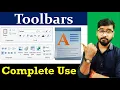 Toolbars of WordPad Basic Computer Course Hindi ECC Education