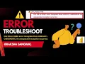 Exception from HRESULT Ox80040E4E By Raksha Gangwal