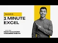 How to AutoFit Column Width in Excel Using VBA - Easy Tutorial 1 Minute