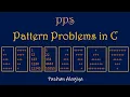 Pattern problems in C Pattern generation in C star pattern using loops All in one