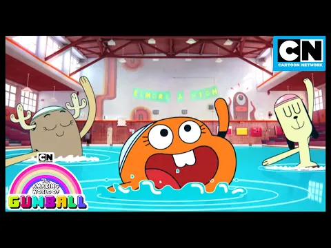 Download MP3 Fins Up! It's Darwin's Pool Party! | Gumball | Cartoon Network