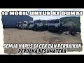 MASUK GARASI PERBAIKAN MOBIL TRUK SHACMAN || PERSIAPAN TRIP  PERJALANAN PERDANA KE DUMAI, SUMATERA 