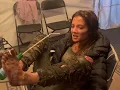 Freya Allan s Feet - Kingdom of the Planet of the Apes 2024 Behind the scenes