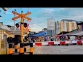 Download Lagu Rusak? sirine unik bikin gemes palang kereta api perlintasan pasar tradisional
