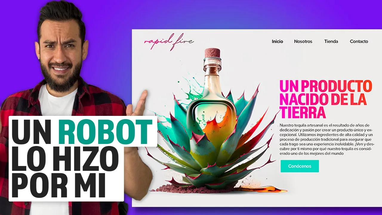 Cómo crear páginas web con inteligencia artificial - Midjourney