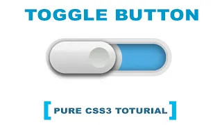 How to design animated toggle button using HTML CSS - NoJavaScript