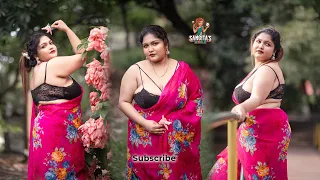 nong beauty in outdoor feat pujarthi saree fashion vlog 