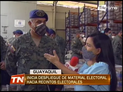 Inicia despliegue de material electoral hacia recintos electorales
