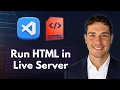 How to Run your HTML File using Live Server in Visual Studio Code