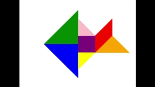 Draw a Tangram Fish - Python Turtle Art