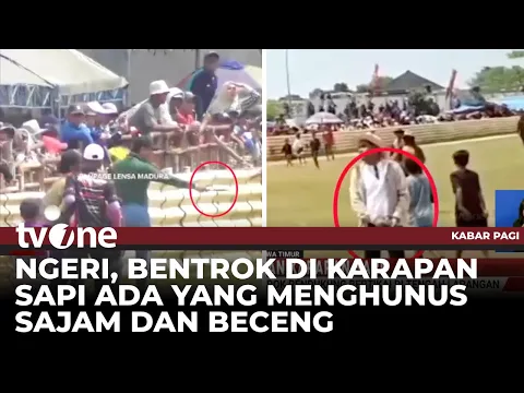 Ajang Karapan Sapi di Bangkalan Berujung Bentrok