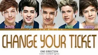 Download One Direction - Change Your Ticket (Color Coded Lyrics) MP3