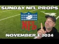 EARLY NFL PROPS BEST BETS