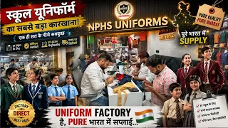 Uniform Business इतनी सस्ती?! 😱 Direct Factory से खरीदें | Wholesale School Uniform Delhi 