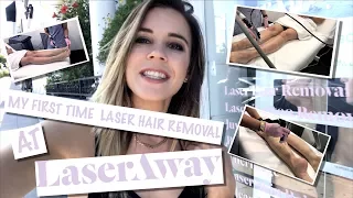 MY FIRST HAIR REMOVAL at LASERAWAY