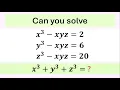 Een verbazingwekkend stelsel vergelijkingen | Kun jij x^3+y^3+z^3 oplossen?