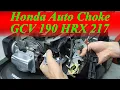 Honda Lawn Mower HRX217 GCV 190 Auto Choke Carburetor Replace Gaskets Not Working