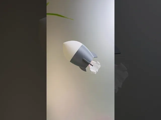 Rocket, wall mounted tissue dispenser. video thumbnail