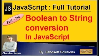 Boolean to String Conversion in JavaScript JavaScript Full Tutorial in Hindi