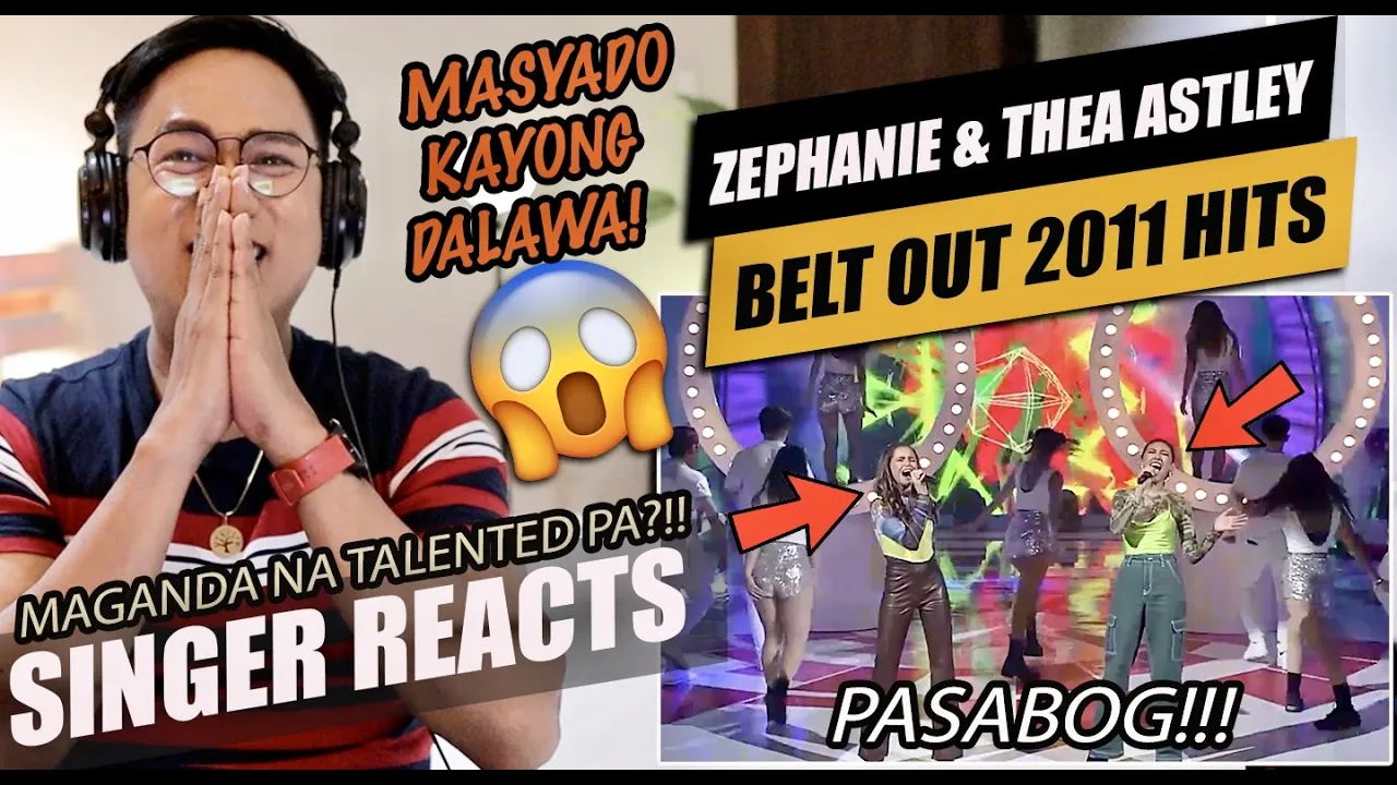 Zephanie and Thea Astley belt out the 2011 hits! | Tiktoclock | SINGER REACTION