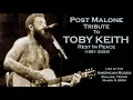 Download Lagu Post Malone's Emotional Toby Keith Tribute - \