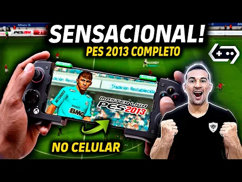 INCRÍVEL! SAIU PES 2013 COMPLETO NO GAMEHUB COM DESEMPENHO ABSURDO, JOGUE AGORA!