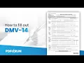 How to Fill Out Form DMV-14 CA DMV Change of Address Online PDFRun