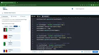 Countries Search Page Coding Practice 18 Fetch Callbacks 2 NxtWave ccbp 4 o