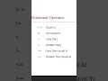 Relational Operators in C