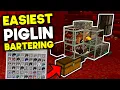 Easiest Piglin Bartering Farm Minecraft Bedrock 26 1 2026