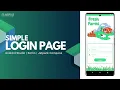 Simple Login Page in Jetpack Compose using Kotlin Android Studio