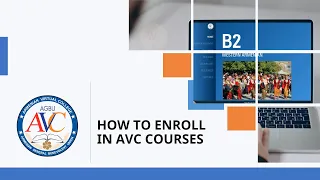 How to enroll in AVC courses