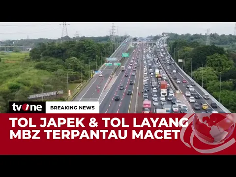 Arus Mudik Padat Merayap di KM 48 Tol Japek