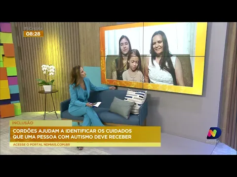 Menina catarinense faz alertas sobre o autismo nas redes sociais