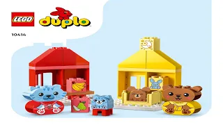 LEGO instructions - DUPLO - 10414 - Daily Routines Eating & Bedtime