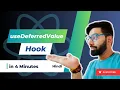useDeferredValue Hook in 4 Minutes Hindi React Hooks - Az Bytes