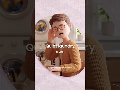 Before & After Bespoke AI Laundry Combo - AI VRT+｜Bespoke AI｜Samsung
