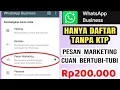 Download Lagu Event APK WA BISNIS terbaru || Cara memunculkan (PESAN MARKETING WHATSAPP BISNIS) dapat uang