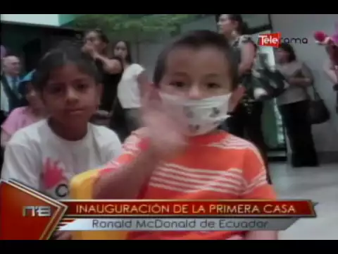 Inauguración de la primera casa Ronald McDonald de Ecuador